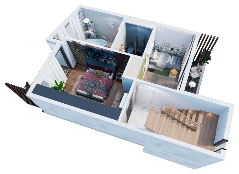 Обложка проекта: Коттеджный поселок "Облака"