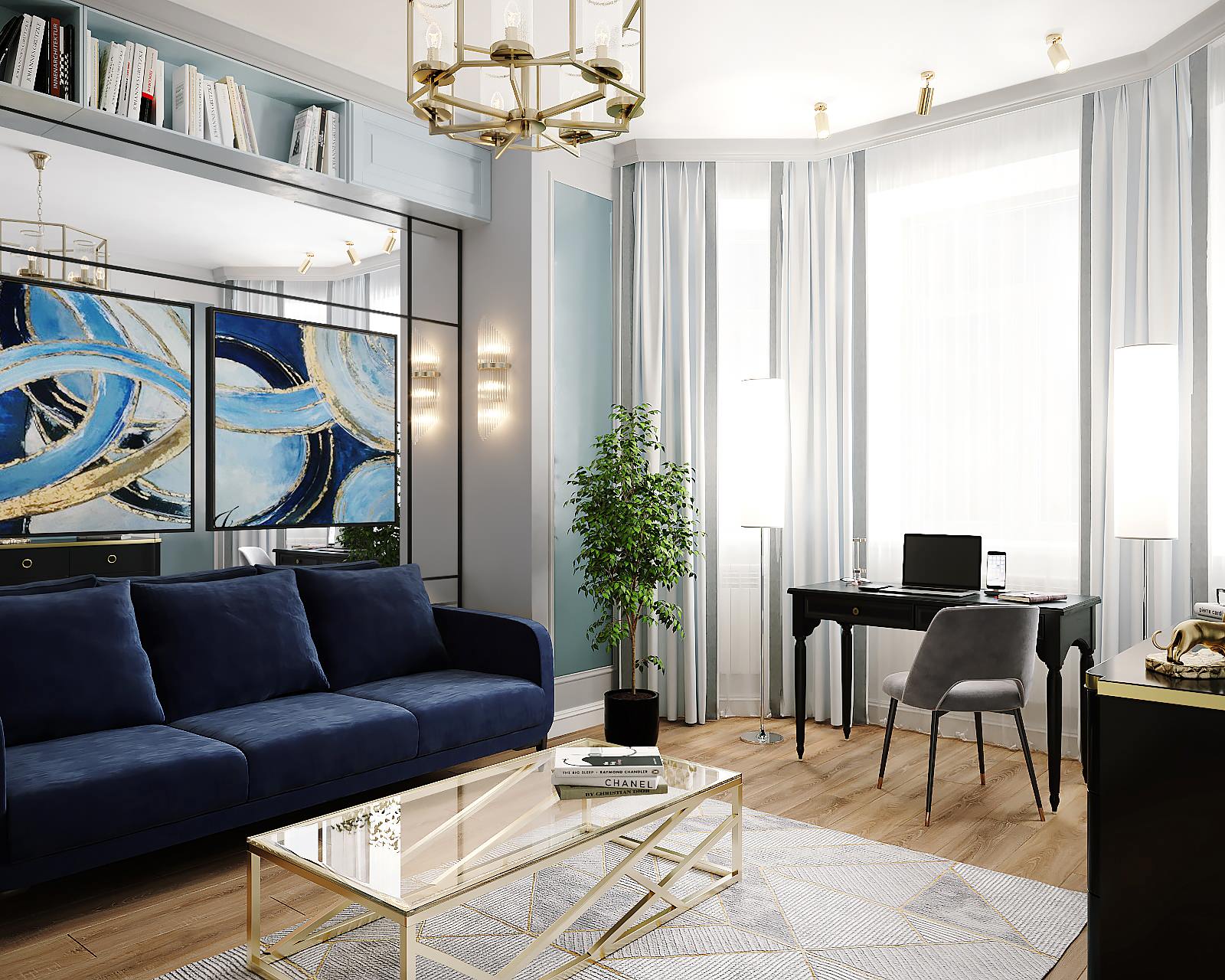 "Голубой жемчуг" Квартира 43 кв.м  г.Москва