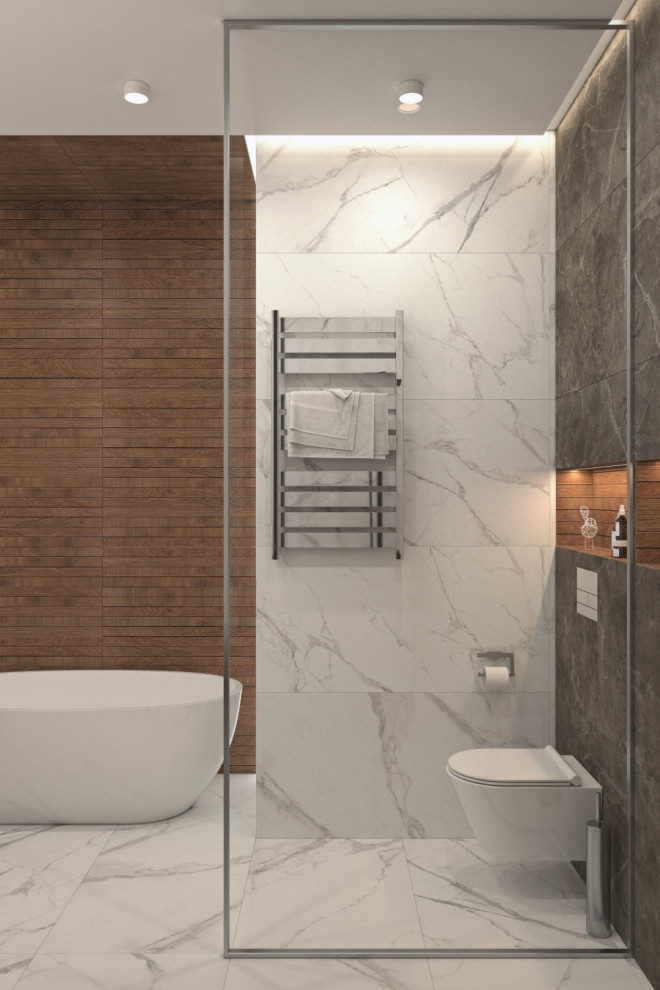 Монохромный с деревом