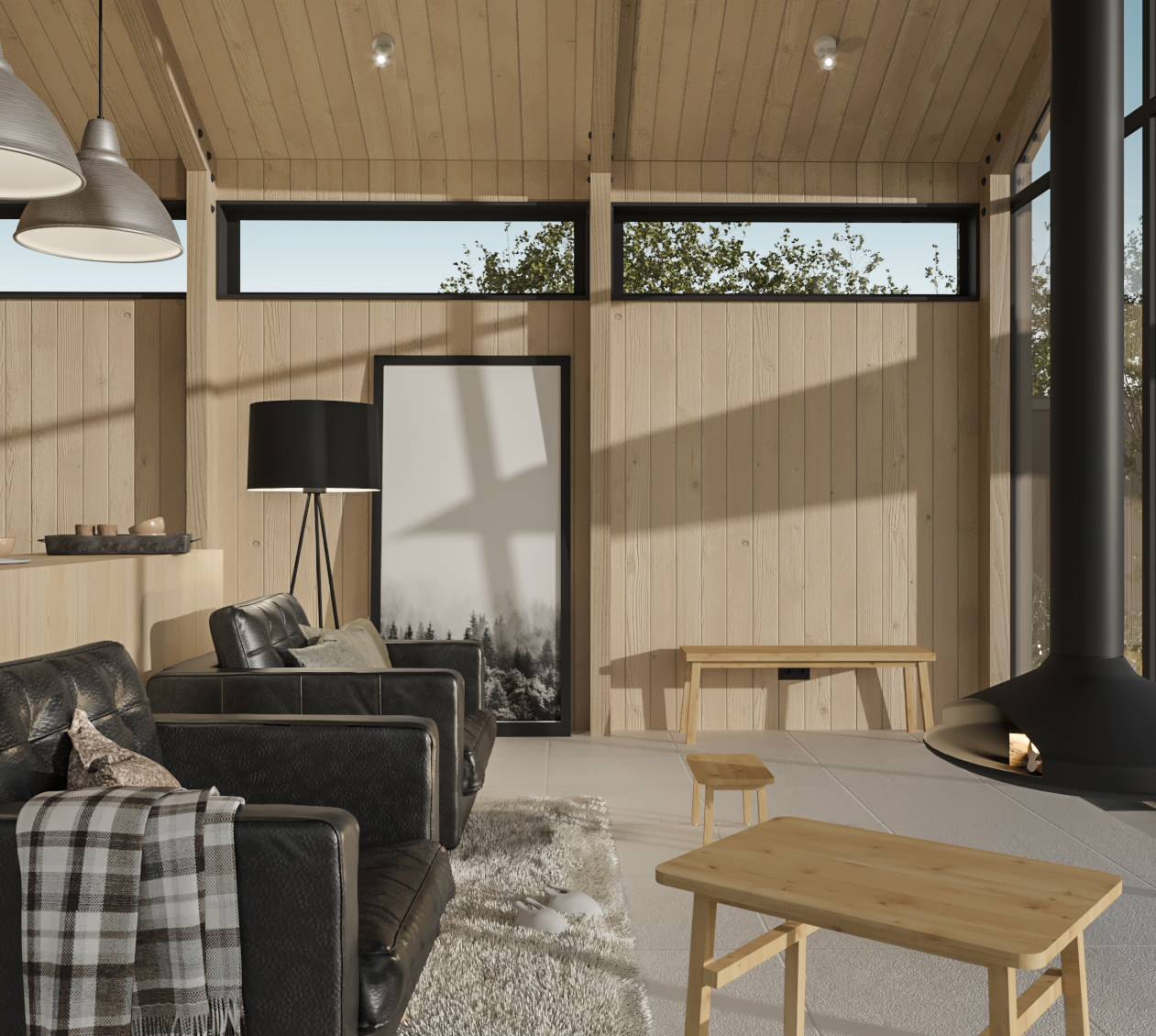 Интерьер летнего домика