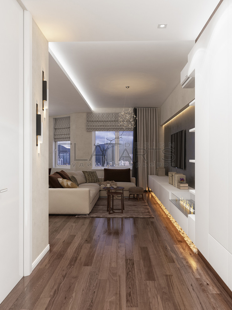 Дизайн 2-ной кв. 120кв.м. Современный стиль