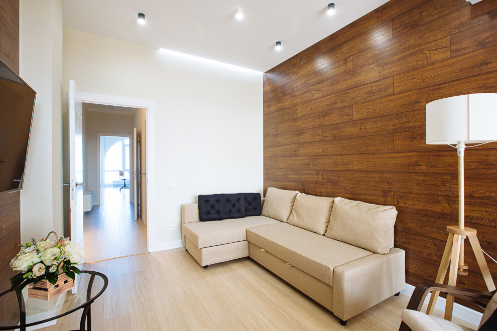 Однокомнатная квартира в современном стиле с шикарным видом на море в Геленджике