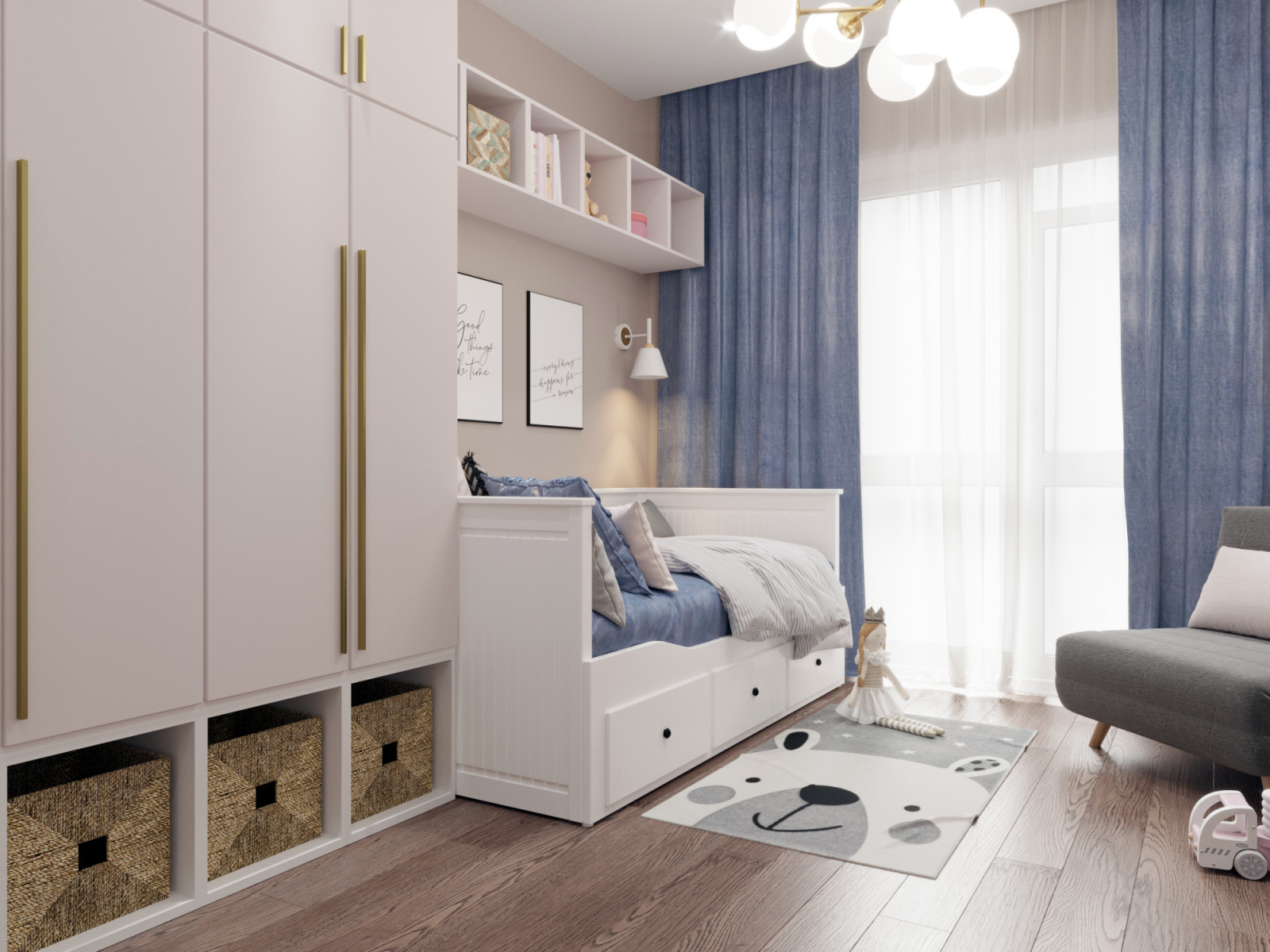 Интерьер квартиры жк Калининский