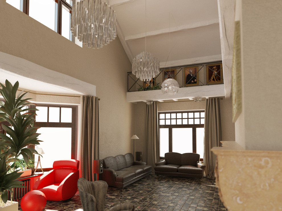 Дизайн коттеджа. Поселок «Александровская» 300 м.кв.