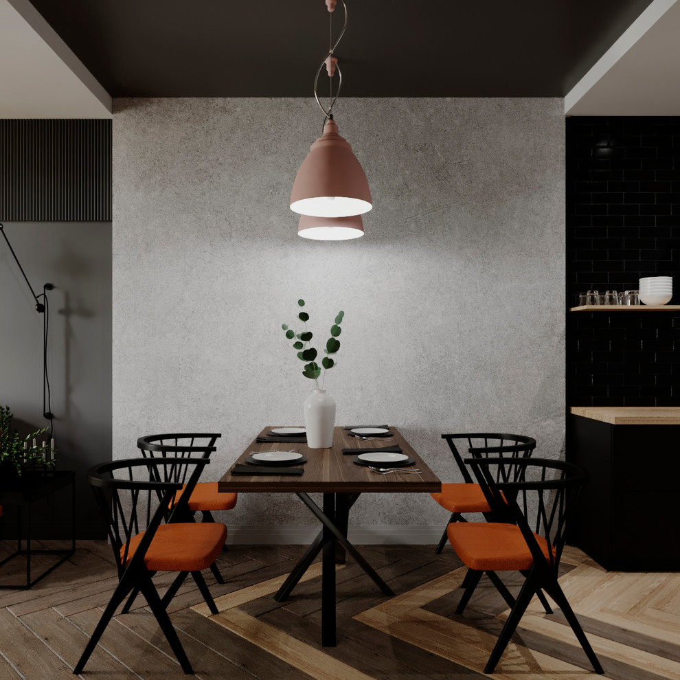 Кухня-гостиная в стиле лофт