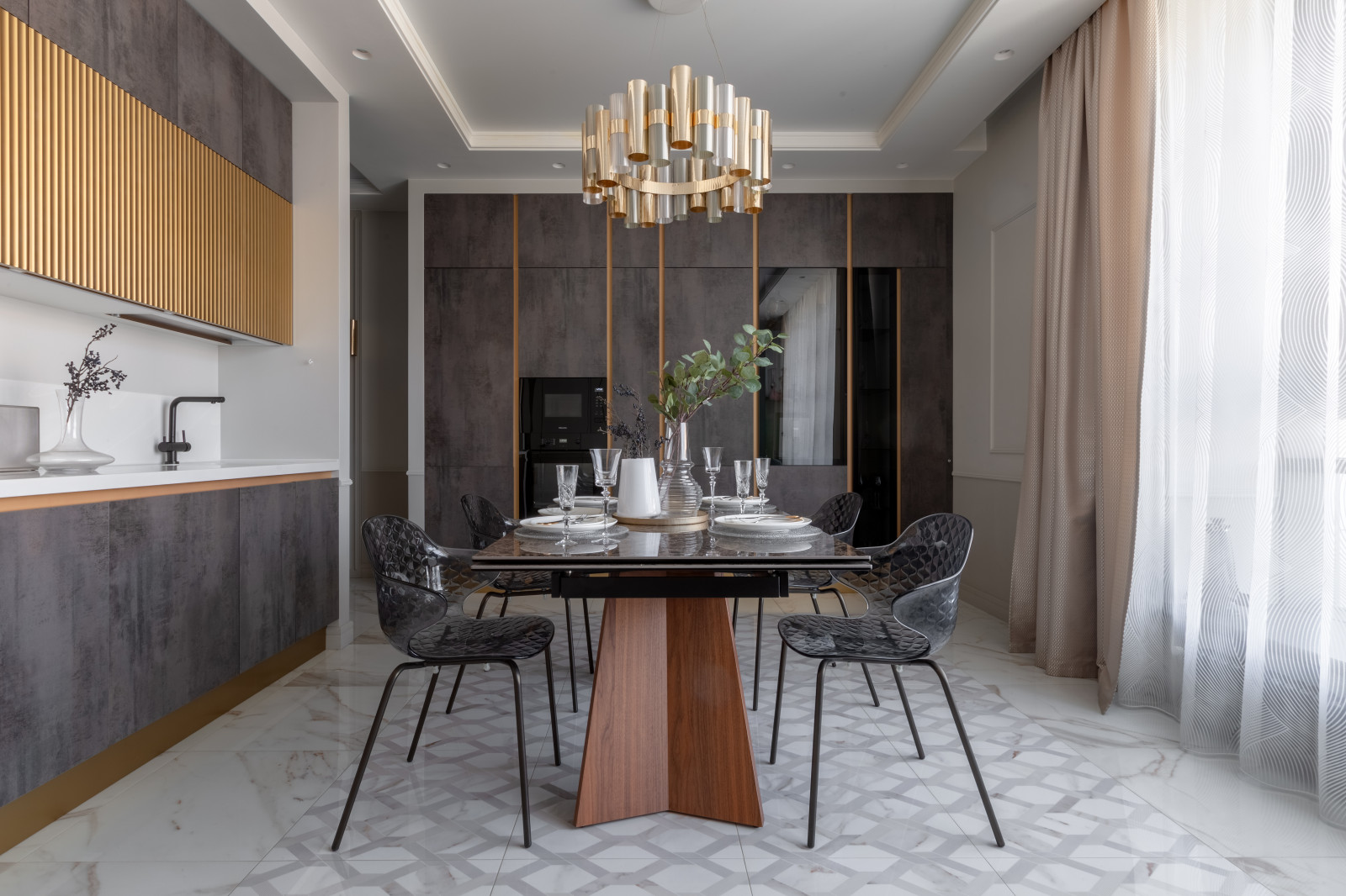 Проект напечатанный в журнале INTERIOR COLLECTION