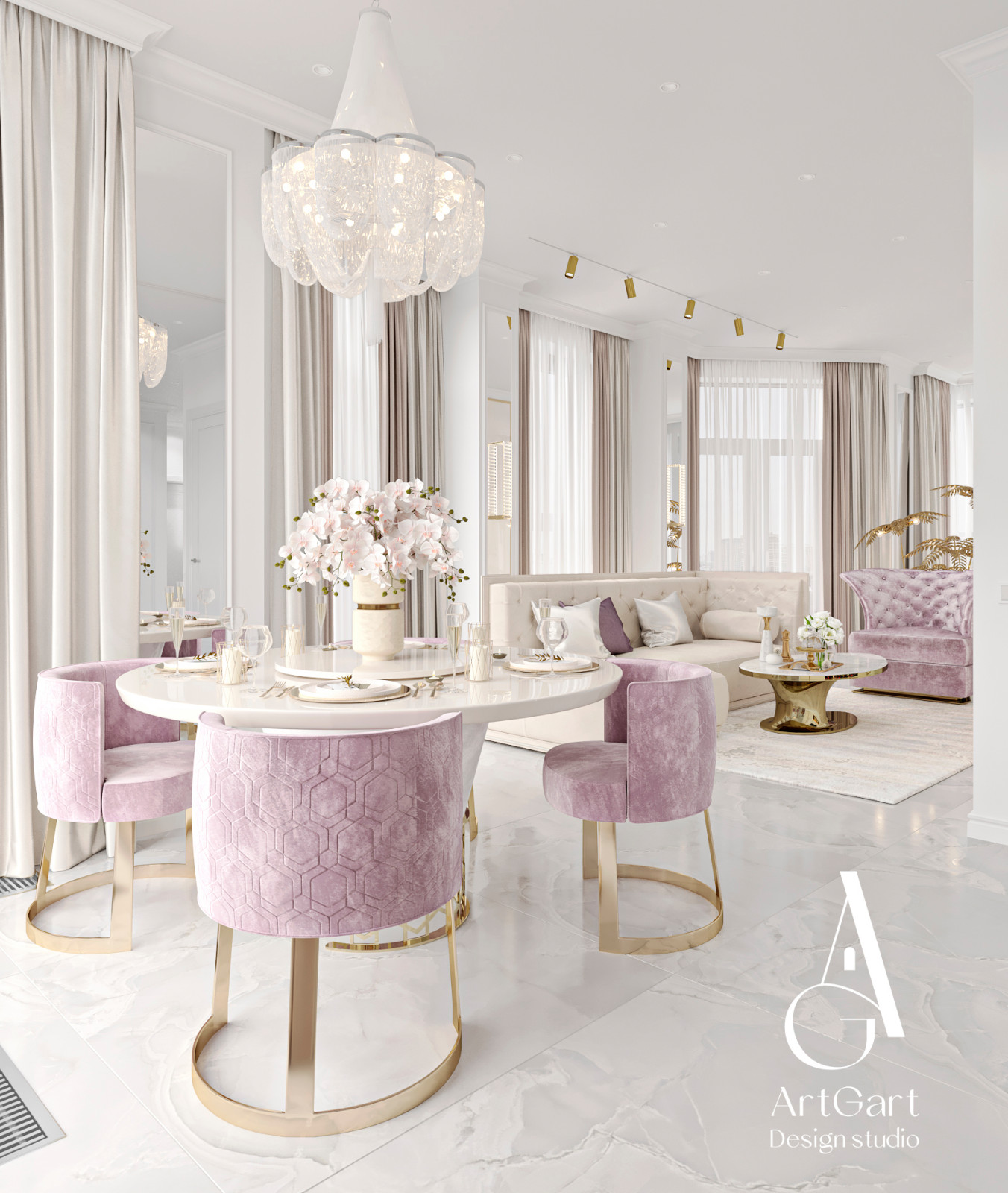 Дизайн квартиры в ЖК  Spires