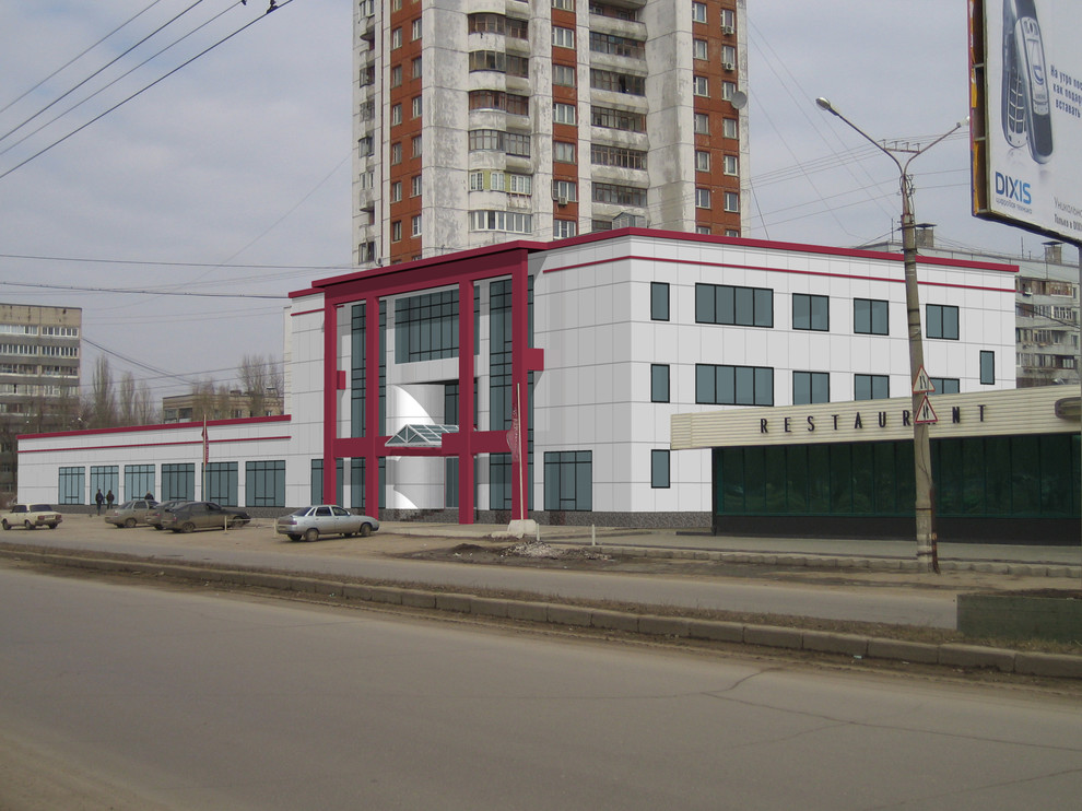 Варианты фасадов по головному офису Автовазбанка на ул.Голосова