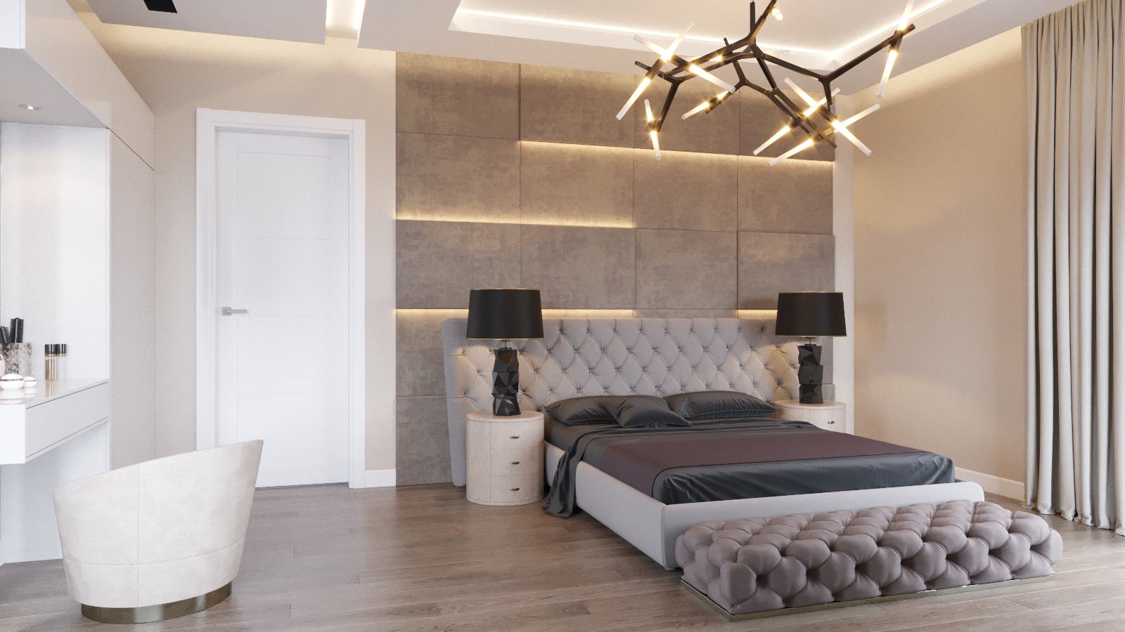 Современная спальня