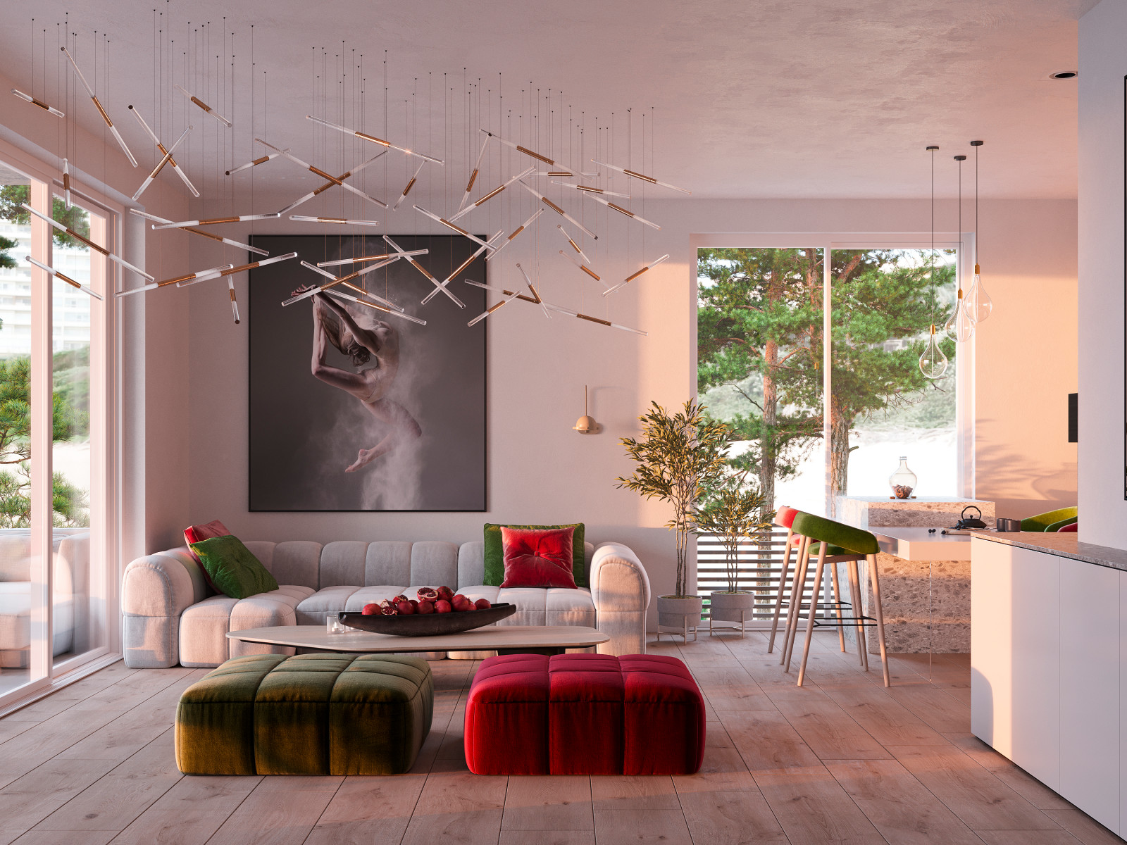 Кухня-гостиная