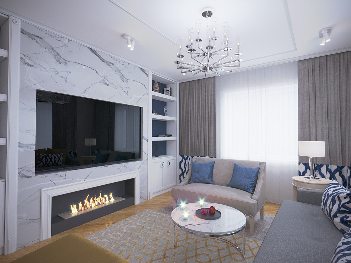 Обложка проекта: Проект дома в современной классике