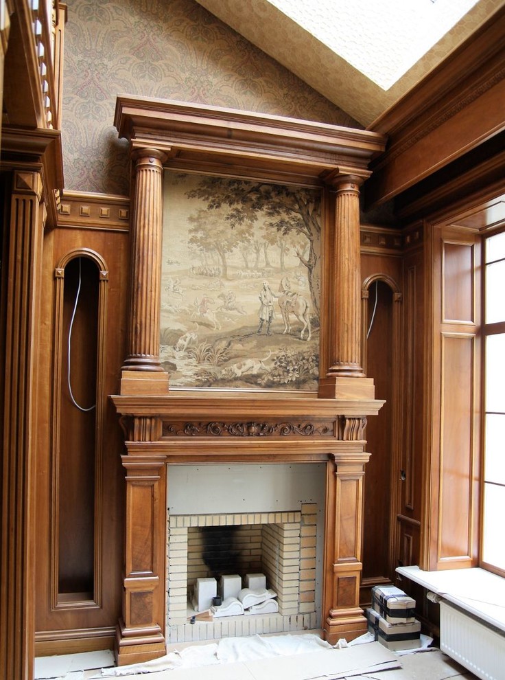 Обложка проекта: Отделка стен дома деревом