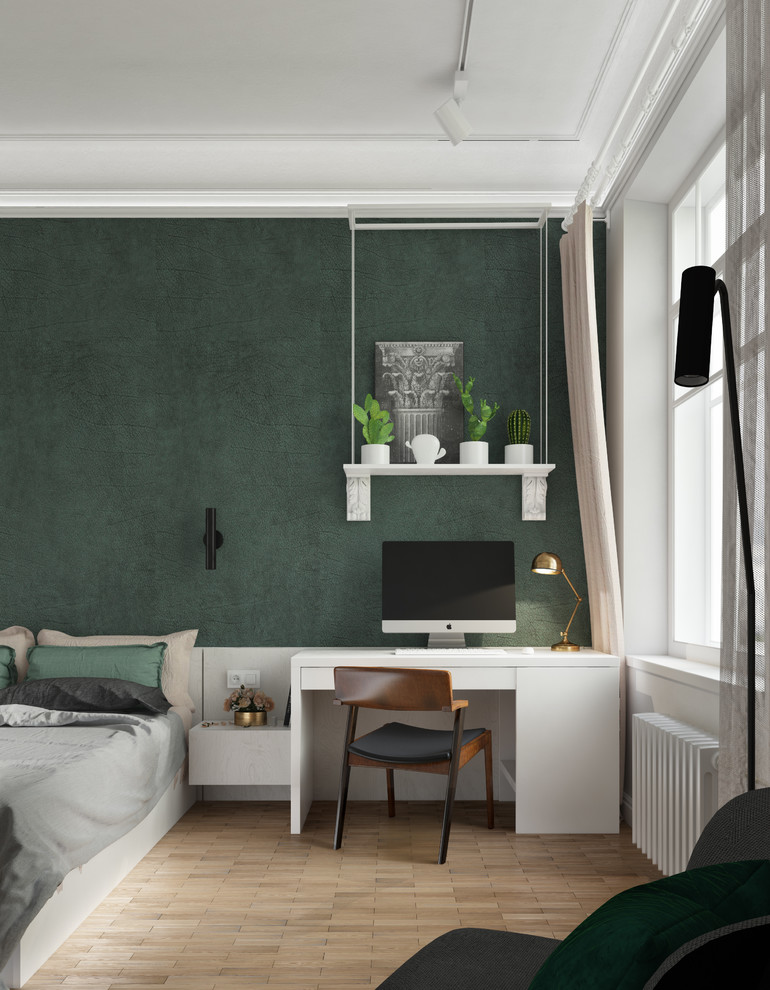 Белая квартира в сталинке с элементами лофта