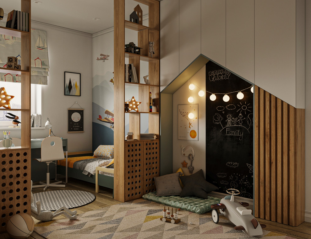 3-х комнатная квартира в скандинавском стиле, ЖК "Римский"