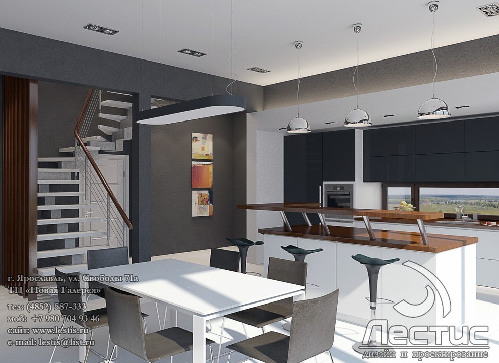 Современный дизайн частного дома в Ярославле