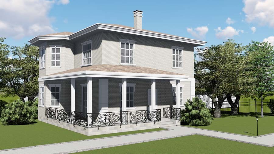 Дом в классическом стиле