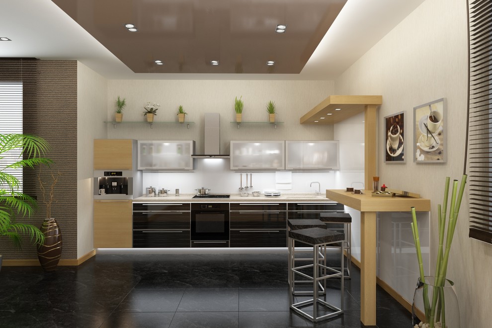 Мебель в интерьере. Часть 1. Кухни, столовые, барные стойки.