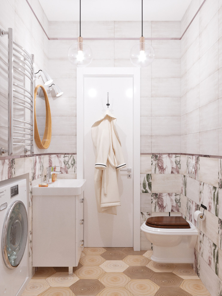 Компактный санузел в ЖК Лайнер