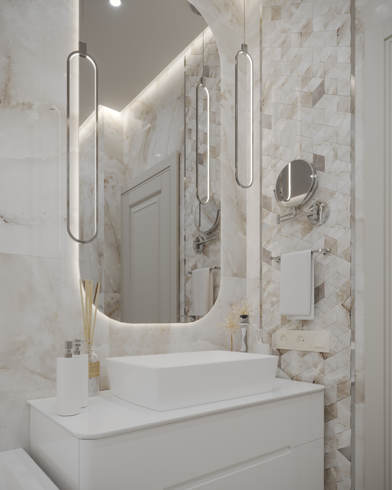 Квартира для молодоженов. Ванная.