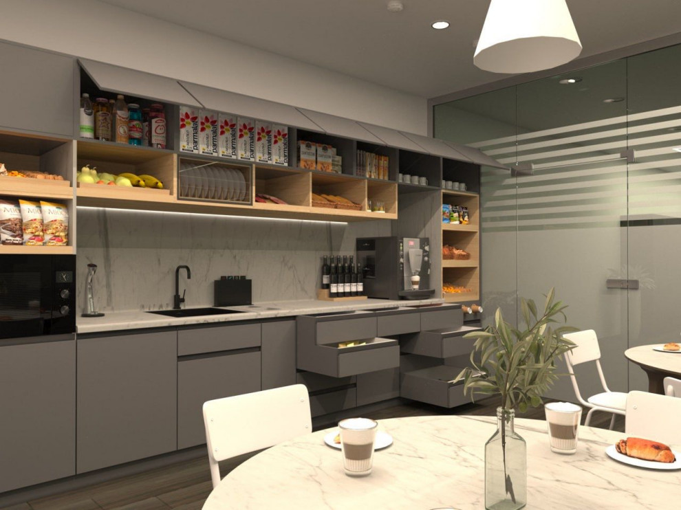 Проектирование кухни с наполнением