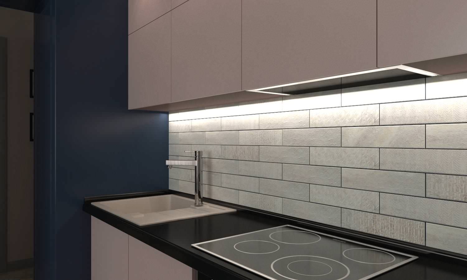 Проект квартиры "Капучино и МОРЕ"