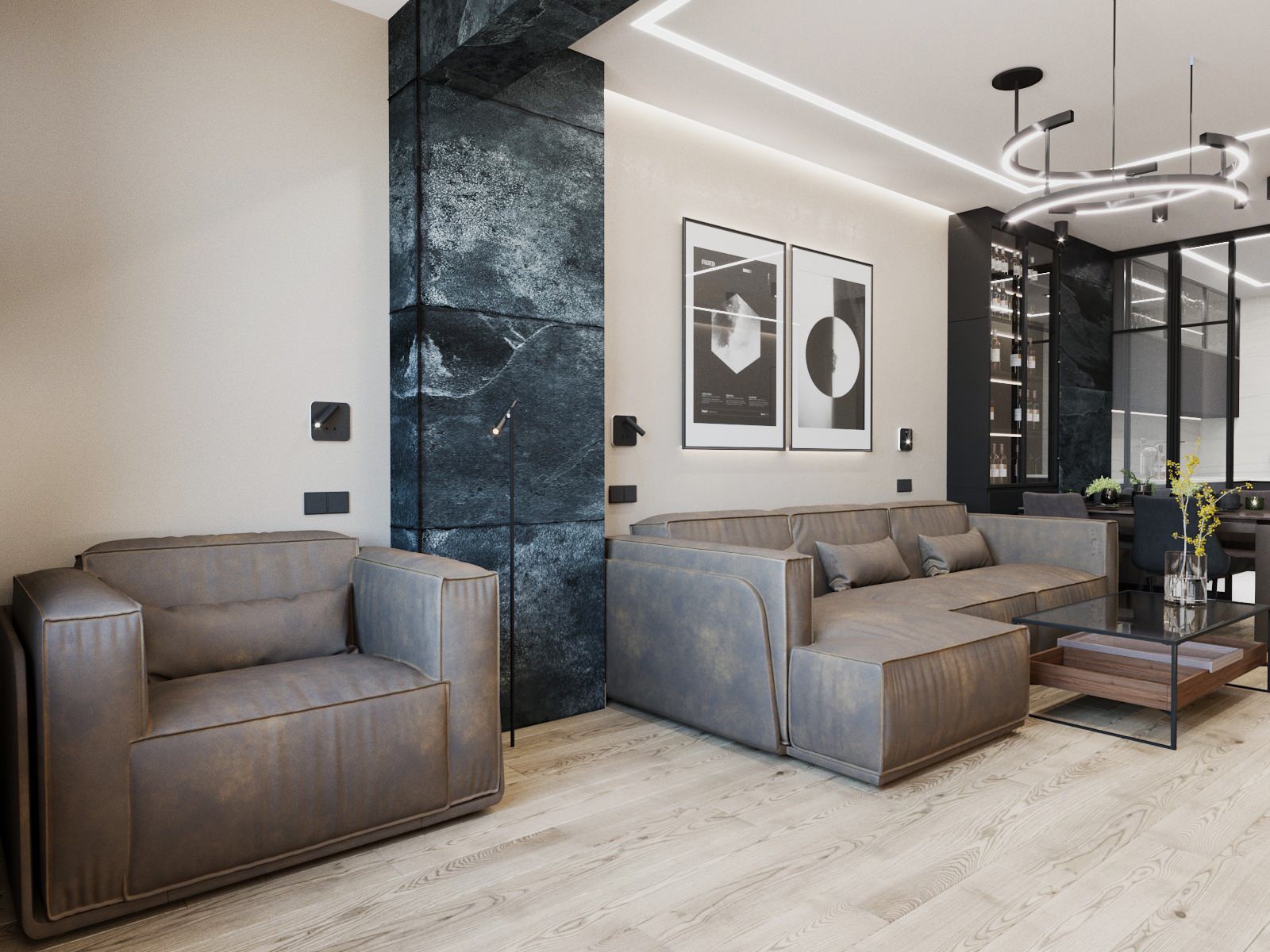 Проект квартиры. ЖК "Изумрудный". В двух вариантах