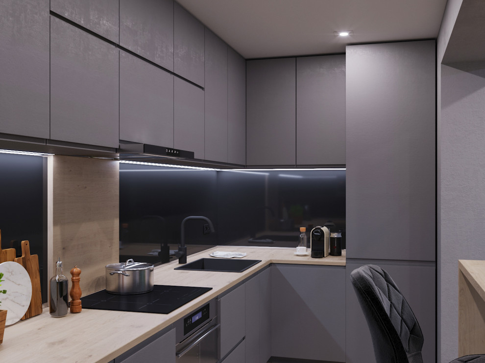 Кухня-гостиная для холостяка