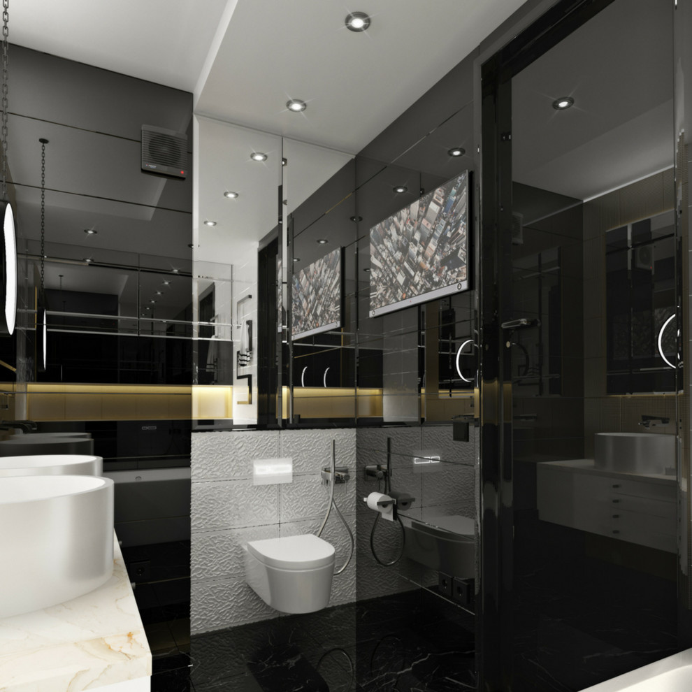 Обложка проекта: ДИЗАЙН ИНТЕРЬЕРА ВАННОЙ КОМНАТЫ В СТИЛЕ МОДЕРН