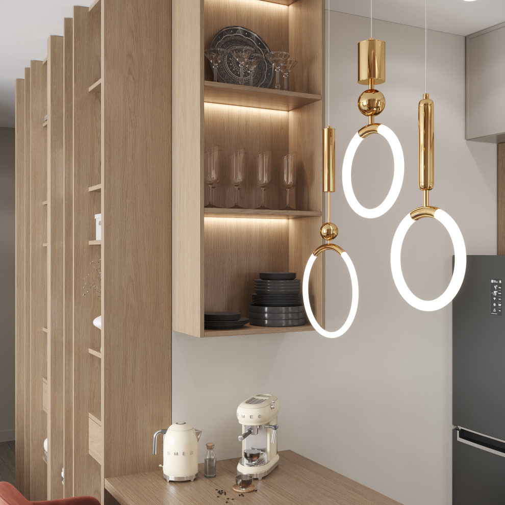 ЖК Крылья Кухня гостиная