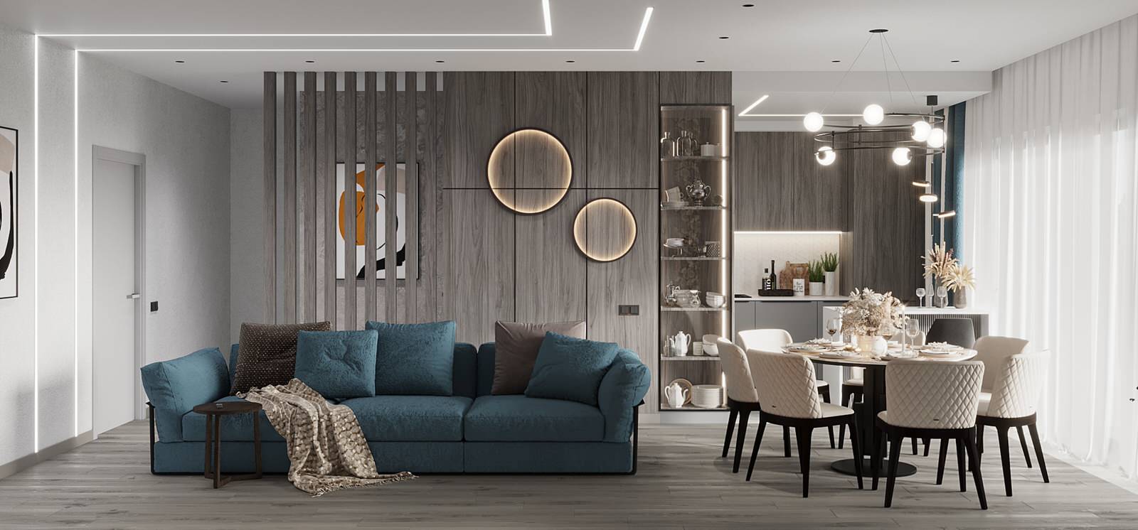 Кухня Гостиная ЖК Европейский