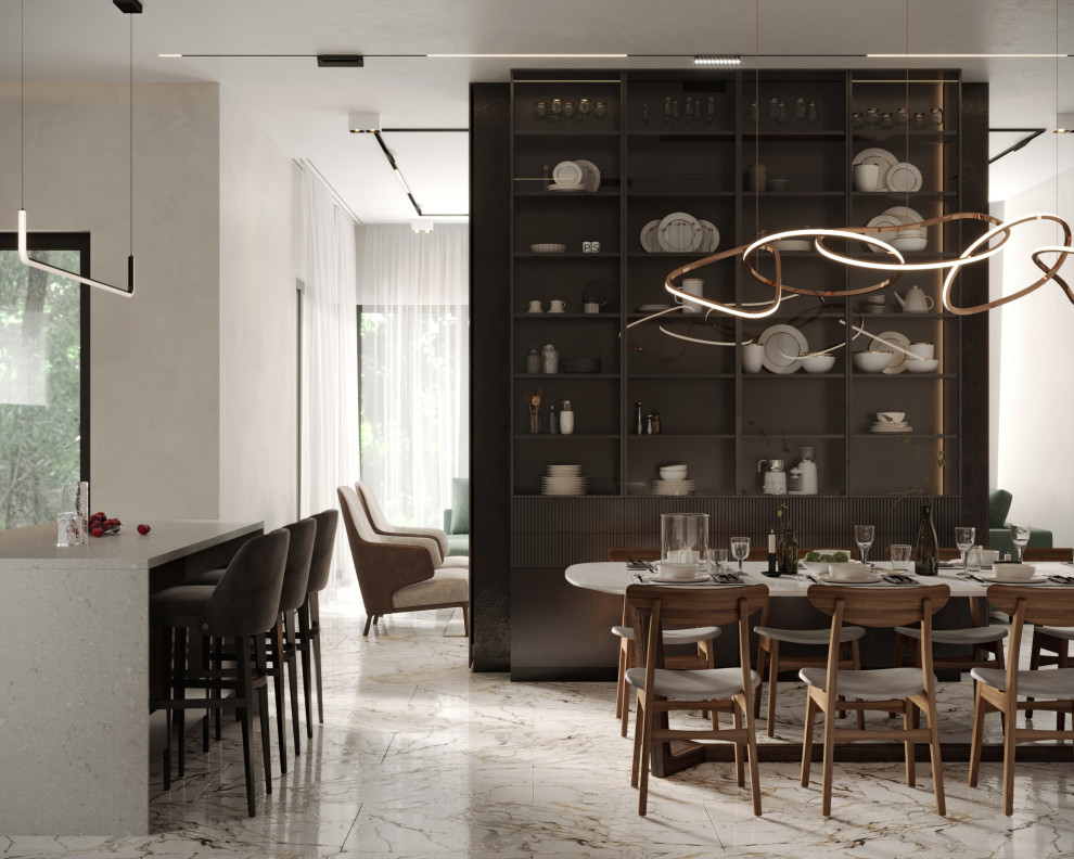 Загородный дом, минималистичный и строгий