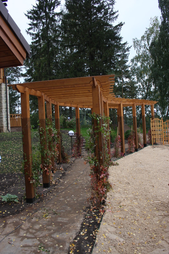 Проект деревянного навеса