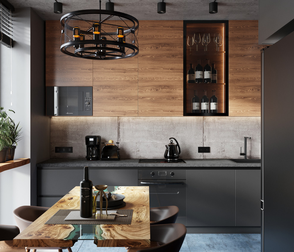 Двушка с элементами лофт 48 м2