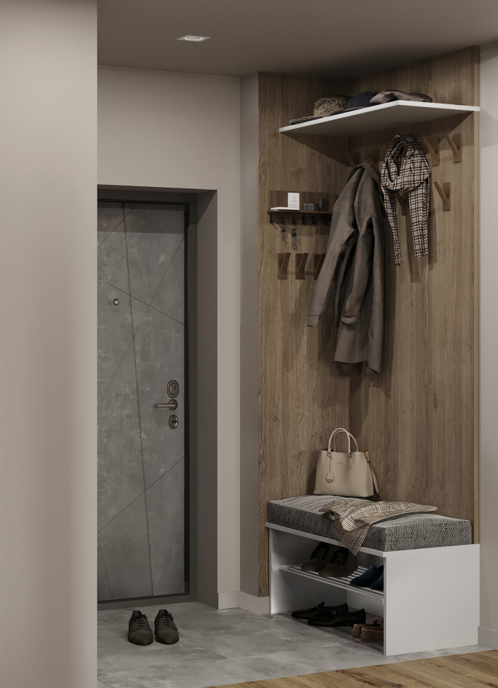 Обложка проекта: "Прикоснись к природе", квартира в Москве, 68 м2