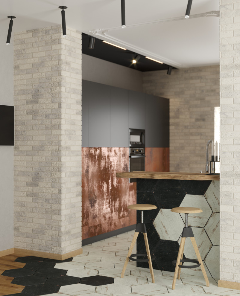 Обложка проекта: Кухня-столовая в частном доме