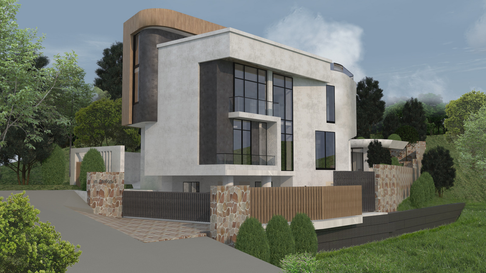 Обложка проекта: Вилла в Дюрсо