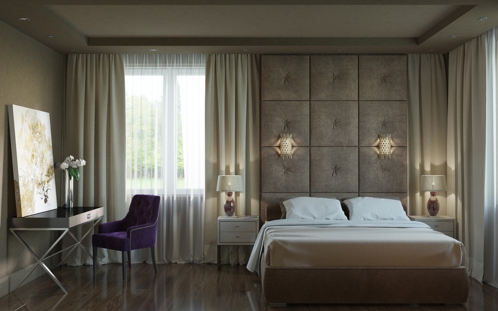 СПАЛЬНЯ В ТЕПЛЫХ ТОНАХ