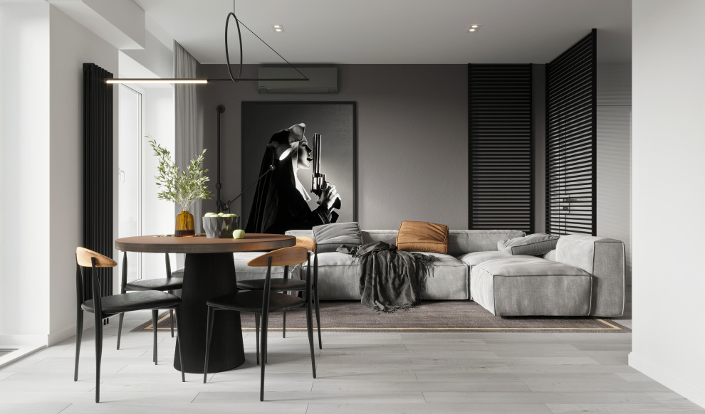 Обложка проекта: Однокомнатная квартира для молодого человека.