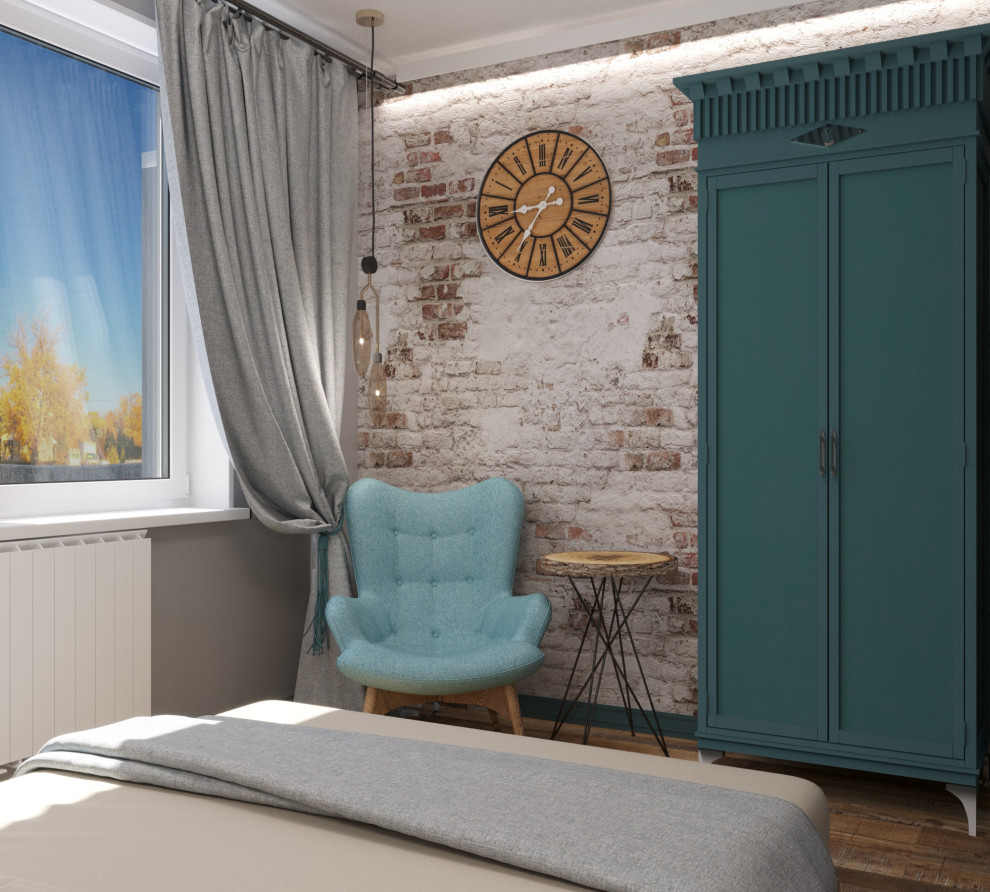 Квартира в стиле эклектики с элементами лофт