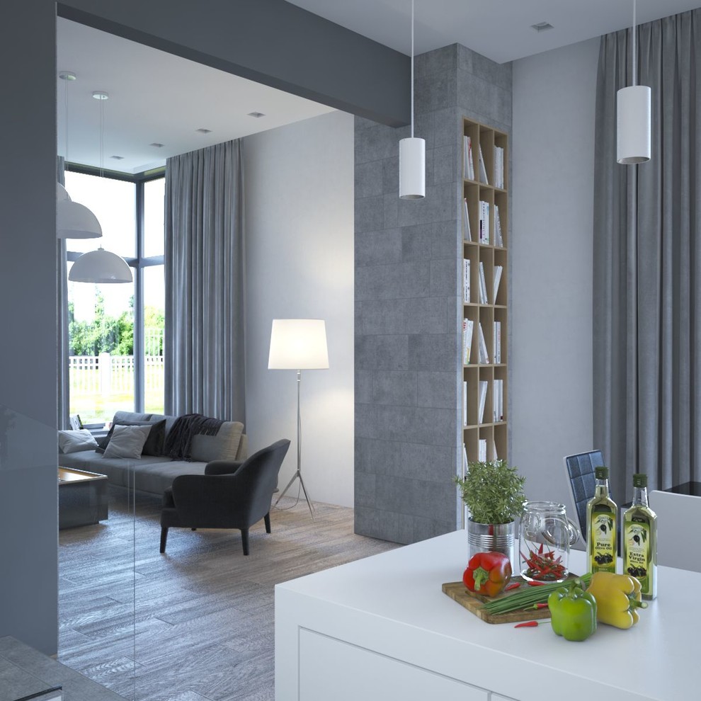 Гостиная в загородном доме