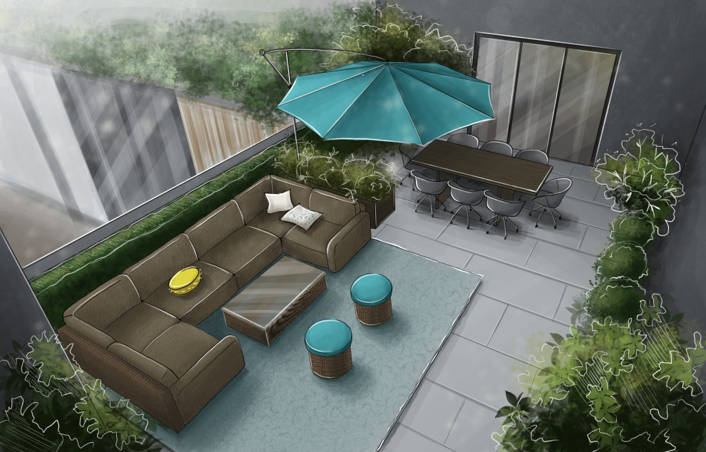 Скетч интерьера