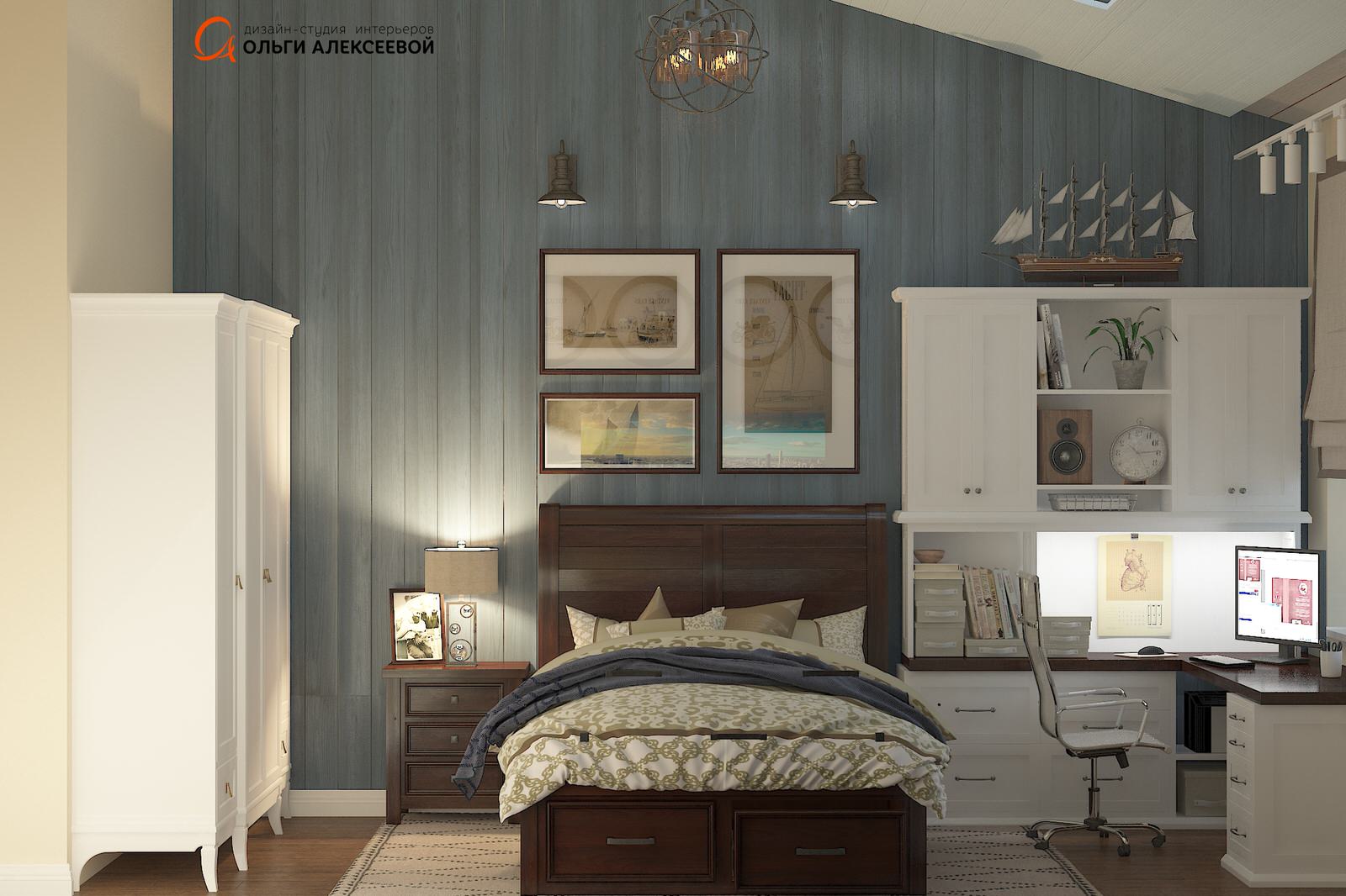 Американская классика в таунхаусе площадью 310 м2.