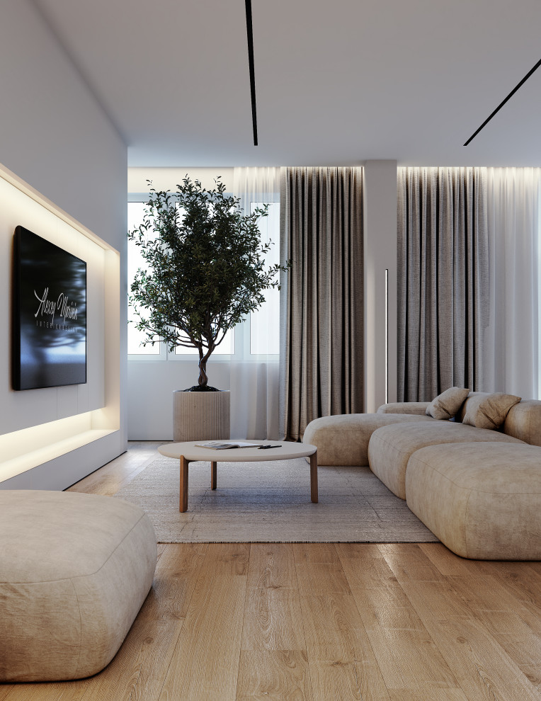 Обложка проекта: kitchen living room