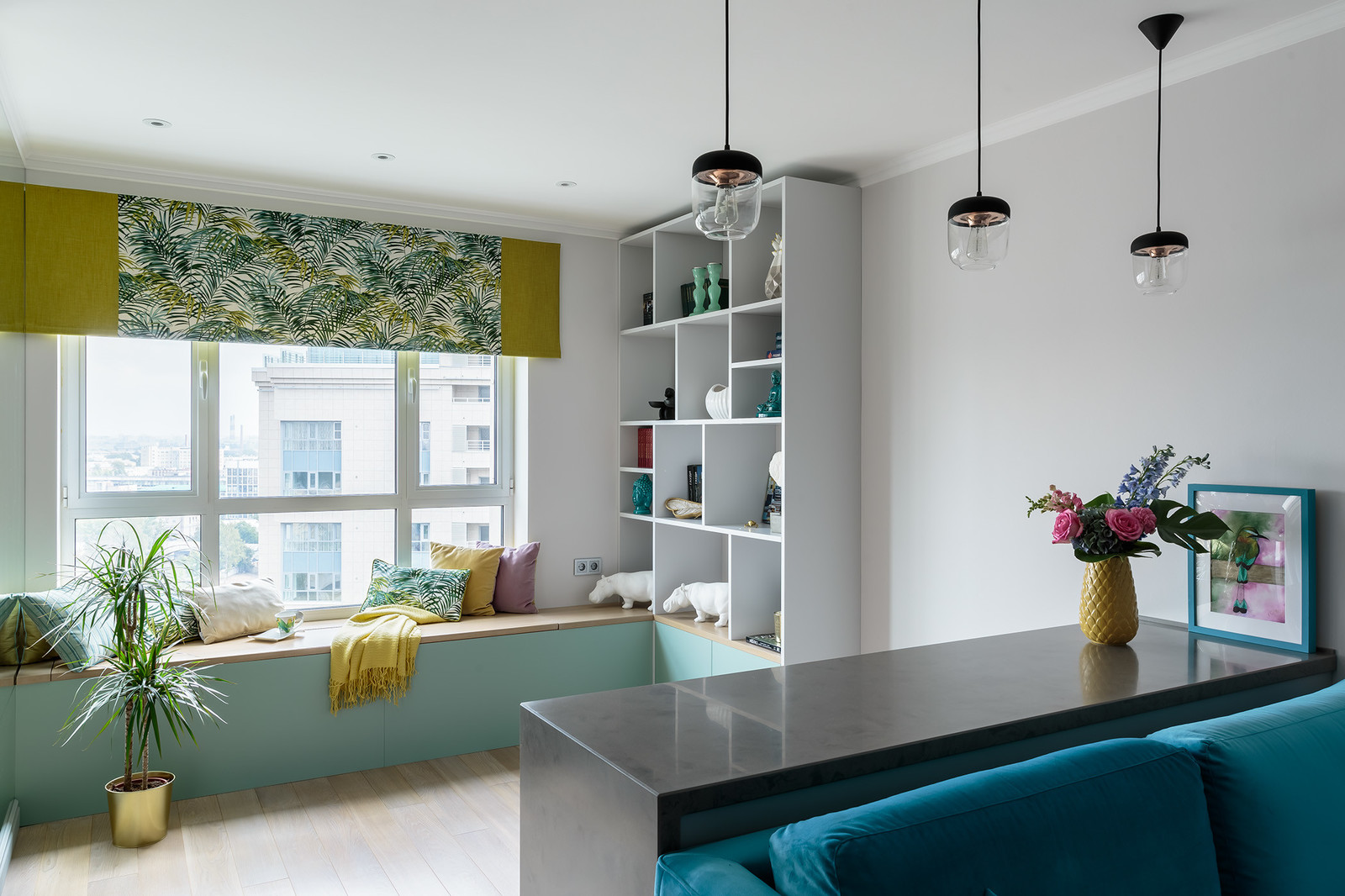 Houzz тур: Квартира c тропическими мотивами в Петербурге