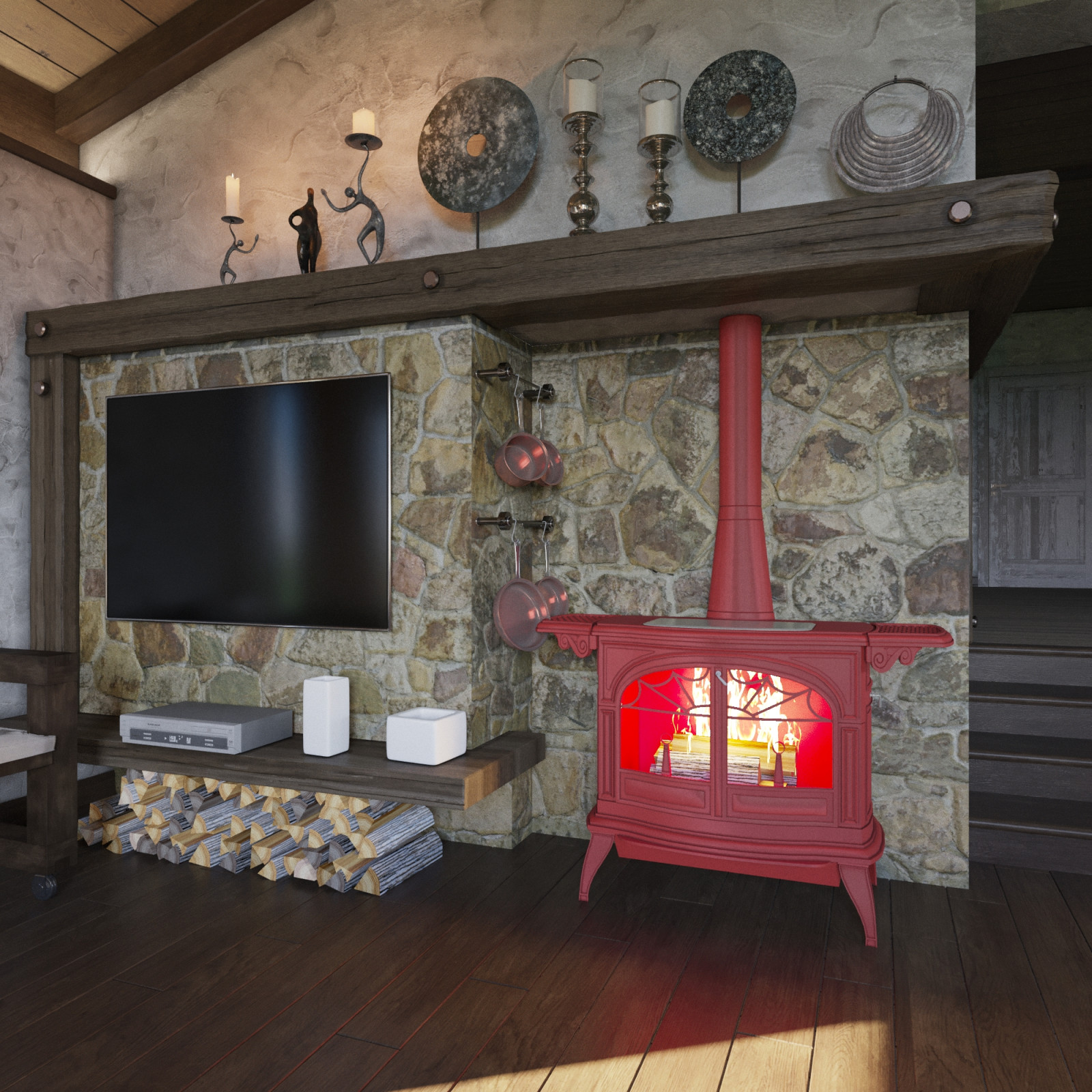 Интерьеры дома в Леоновском