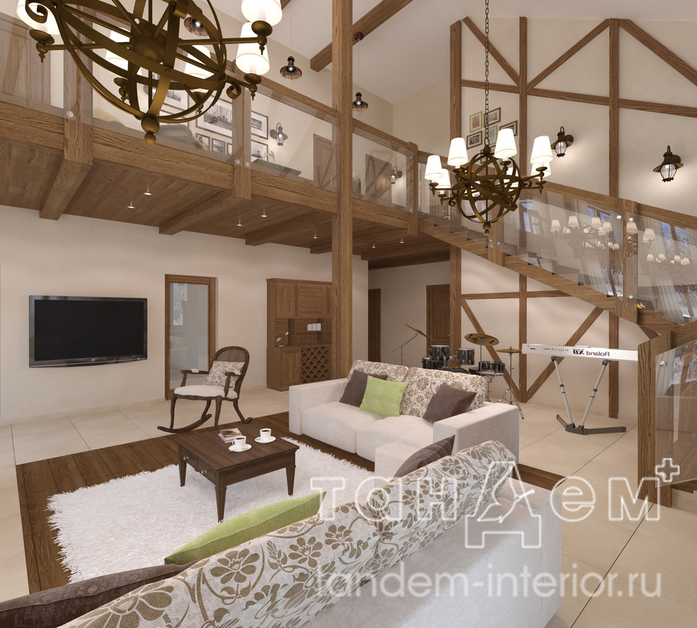 Гостиная со вторым светом