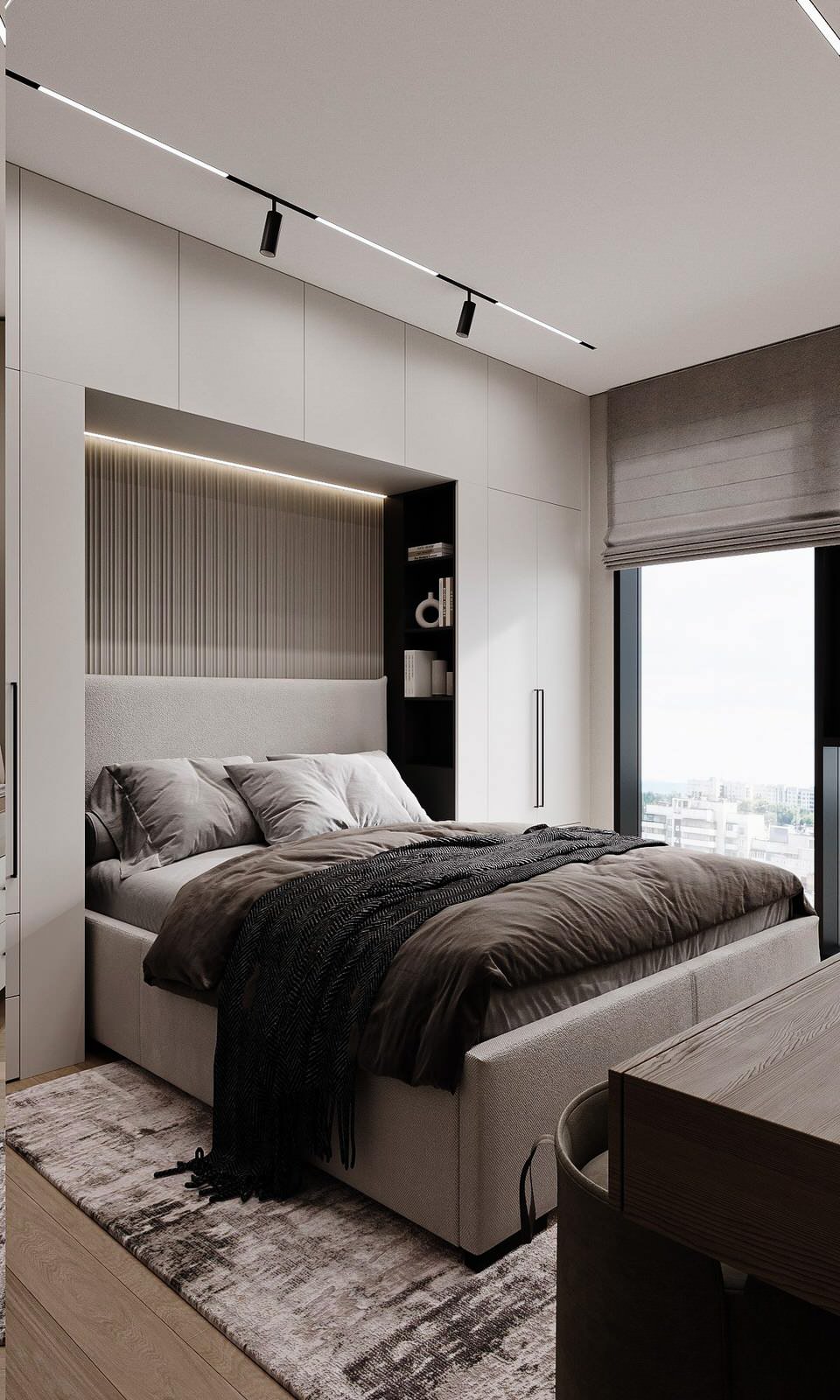 Интерьер квартиры в ЖК "Метрополия"