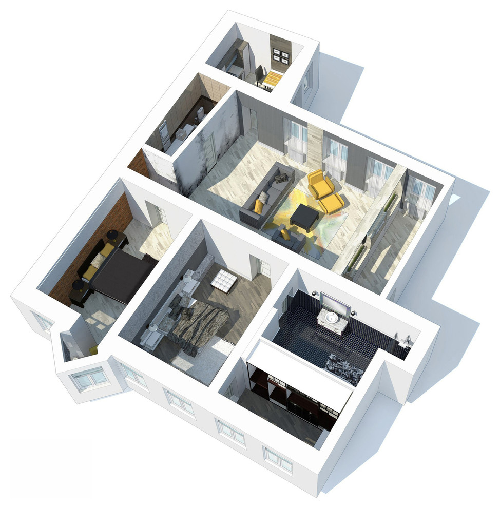 3d модели интерьеров \ 3D Plans