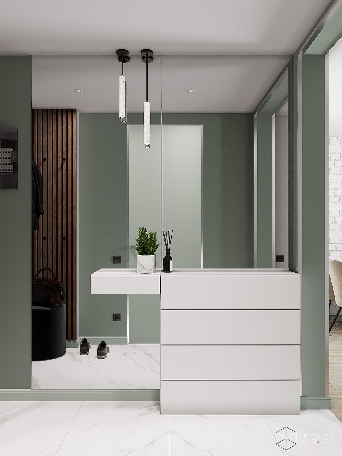 Проект квартиры 60 кв.м  г. Москва