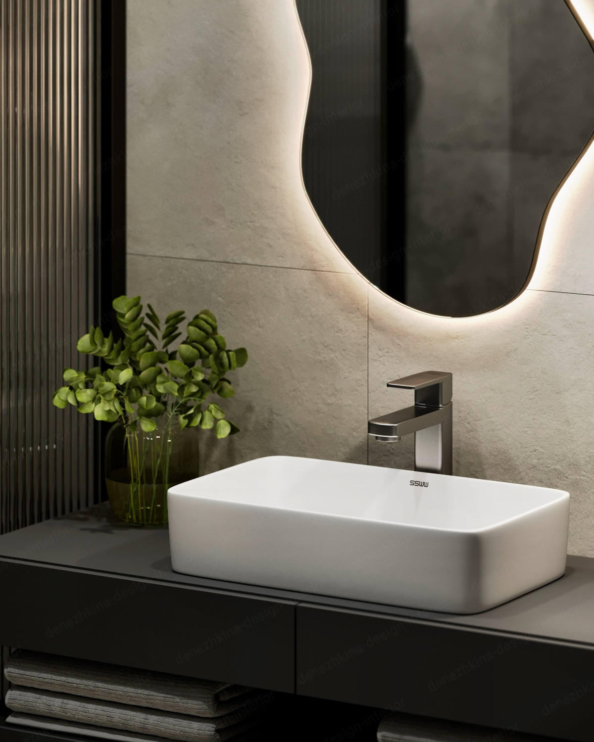 Дизайн проект 3 комнатной квартиры - ЖК Западный порт